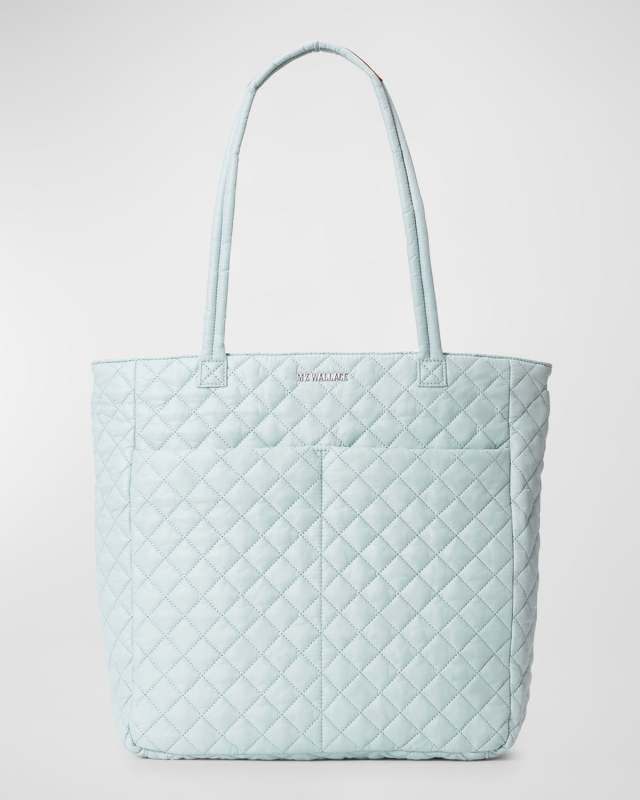 Quatro Large Quilted Nylon Tote Bag